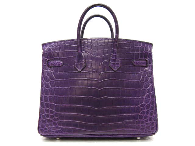 エルメス バーキン25(クロコダイルニロティカスマット/アメジスト)